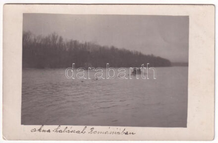 Aknahalászat Romániában / K.u.K. Kriegsmarine / WWI Austro-Hungarian Navy, fishing for naval mines in Romania. photo (EK)