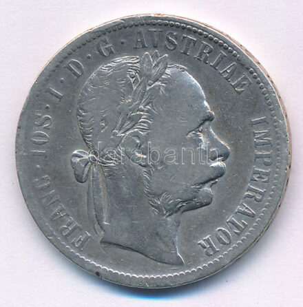 Ausztria 1881. 1Fl Ag 'Ferenc József' T:F patina Austria 1881. 1 Florin Ag 'Franz Joseph' C:F patina Krause KM#2222
