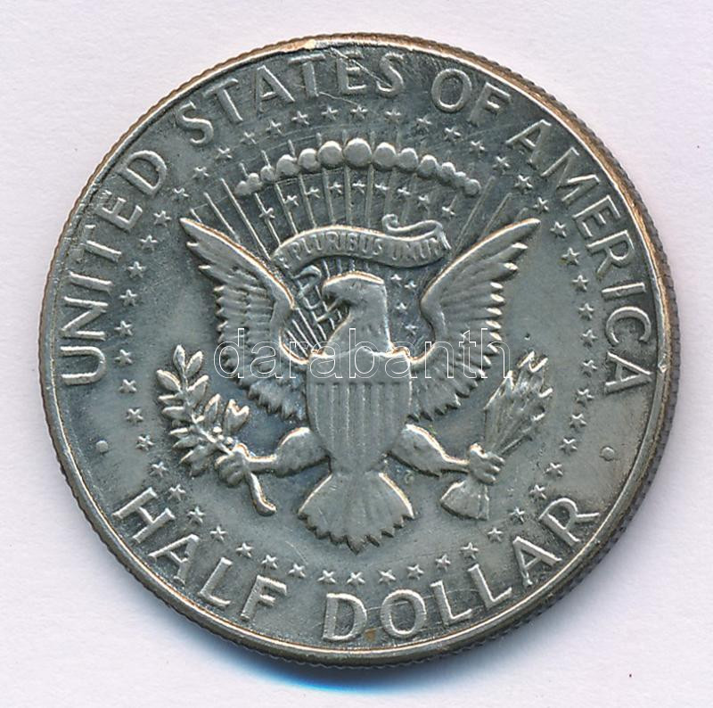 Amerikai Egyesült Államok 1968D 1/2$ Ag 'Kennedy' T:XF USA 1968D 1/2 Dollar Ag 'Kennedy' C:XF Krause KM#202a - Image 2