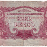 1944. 1000P 'A Vörös Hadsereg Parancsnoksága' 'TP 339706' T:VG beszakadások, kis anyaghiány Adamo P48