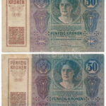 1914. 50K (5x) piros 'MAGYARORSZÁG' felülbélyegzéssel T:F - Image 2