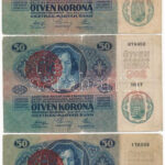 1914. 50K (5x) piros 'MAGYARORSZÁG' felülbélyegzéssel T:F - Image 3