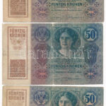 1914. 50K (5x) piros 'MAGYARORSZÁG' felülbélyegzéssel T:F - Image 4