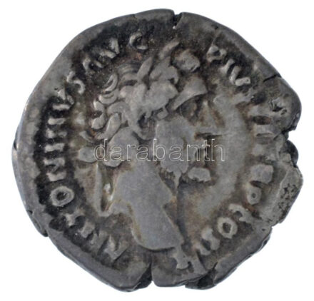 Római Birodalom / Róma / Antoninus Pius 144. Denarius Ag (3,30g) T:VF patina, kitörés Roman Empire / Rome / Antoninus Pius 144. Denarius Ag 'ANTONINVS AVG PIVS [PP TR]P COS III / ANNO-NA AVG' (3,30g) C:VF patina, crack