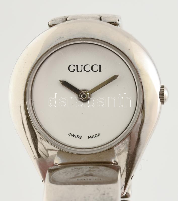 Gucci replika női karóra, kvarc szerkezet, fém szíjjal, működik. d: 26 mm