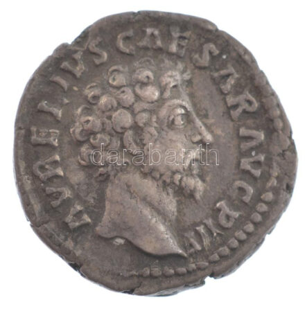 Római Birodalom / Róma / Marcus Aurelius (Antoninus Pius alatt) 159-160. Denarius Ag (3,36g) T:XF,VF patina / Roman Empire / Rome / Marcus Aurelius (under Antoninus Pius) 159-160. Denarius Ag 'AVRELIVS CAESAR AVG PII F / TR POT XIIII COS II