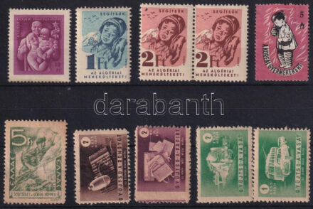 10 db segélybélyeg / 10 charity stamps