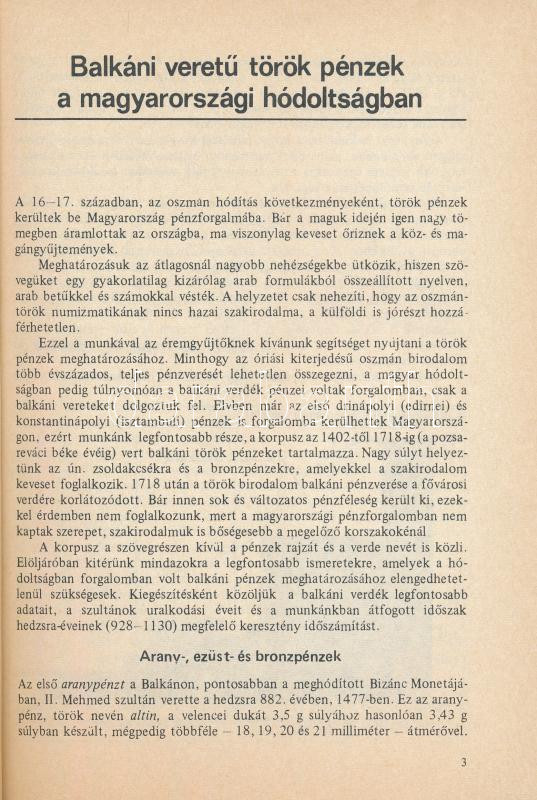 Pávó Elemér: Török pénzek a hódoltság kori Magyarországon. A Magyar Numizmatikai Társulat és a Magyar Éremgyűjtők Egyesülete közös kiadása, 1986. - Image 2