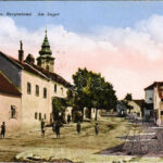 Nezsider, Neusiedl am See; Am Anger / utca. Viktor Horváth kiadása / street view (EK)
