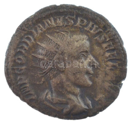 Római Birodalom / Róma / III. Gordianus 240-243. Antoninianus Ag (4,14g) T:XF,VF patina / Roman Empire / Rome / Gordian III 240-243. Antoninianus Ag 'IMP GORDIANVS PIVS FEL [AVG] / VIRTVTI AVGVSTI' (4,14g) C:XF,VF patina RIC IV 95.