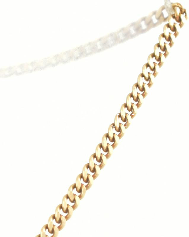 14k arany (Au) nyaklánc, rák horoszkópos medállal jelzett 12,1 g - Image 2