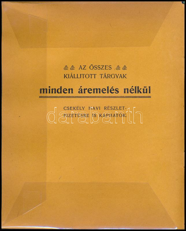 Kézdi-Kovács László műveinek gyűjteményes kiállítása. Bp., 1906, Könyves Kálmán Rt. 11 p. Katalógus. Kiadói papírkötés. - Image 2