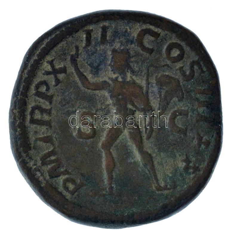 Római Birodalom / Róma / Severus Alexander 223. Sestertius bronz (23,11g) T:VF Roman Empire / Rome / Severus Alexander 223. Sestertius bronze 'IMP ALEXANDER PIVS AVG / P M TR P XII COS III P P - S-C' (23,11g) C:VF RIC IV 535 - Image 2