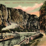 1909 Orsova, Kazán Dubovai rész, gőzhajó, lovas szekér / gorge, steamship, horse cart (EB)