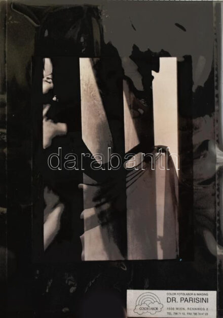 Dr. Parisini jelzéssel: Női akt. művészfotó negatív. 11x9 cm