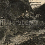 1909 Herkulesfürdő, Baile Herculane; Herkules fürdőház. Deixner Fanny kiadása / Herkules-Badehaus / bath, spa (EK)