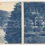 Herkulesfürdő, Baile Herculane; nem képeslapos füzet 10 lappal / non-postcard leporello booklet with 10 cards (fa)