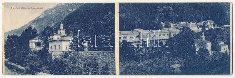 Herkulesfürdő, Baile Herculane; nem képeslapos füzet 10 lappal / non-postcard leporello booklet with 10 cards (fa) - Image 2