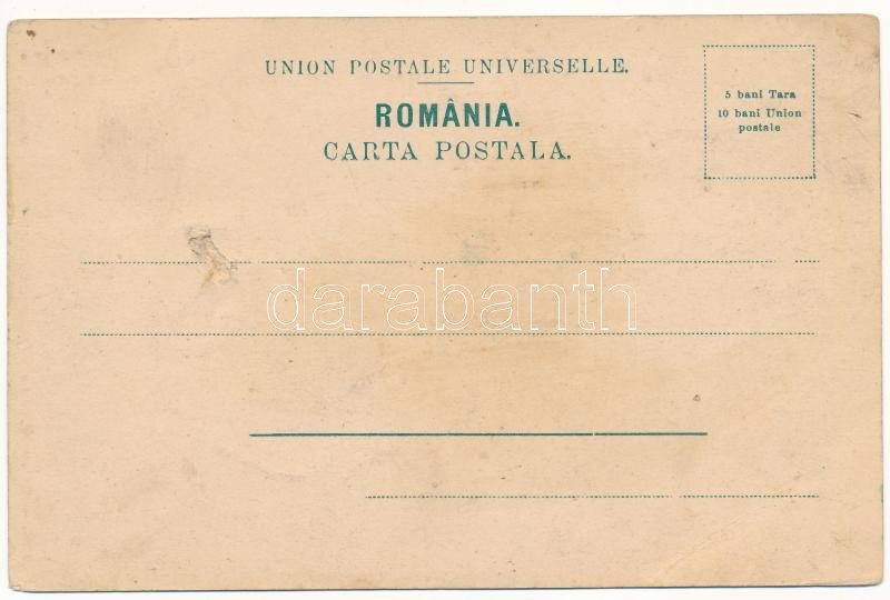 Sinaia, Castelul Peles. Ad. Maier & D. Stern, montage with Carol I of Romania (hole) - Image 2