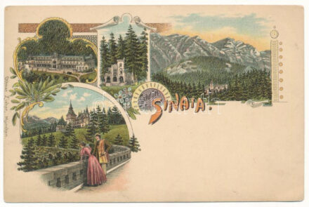 Sinaia. Ottmar Zieher Art Nouveau, floral, litho (fl)