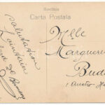 1910 Galati, Galatz; Strada Tecuci / street, shops, trams - Image 2
