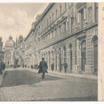 1906 Bucharest, Bukarest, Bucuresti, Bucuresci; Strada Stavreopoleos / street, shop of N.S. Hornstein (EK)