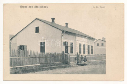 Stulpicani, Stulpikany (Bukovina, Bucovina); K.k. Post. Verlag Chaim Brecher / post office (EK)