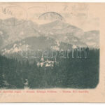 1901 Sinaia, castelul regal / Königl. Schloss / Királyi kastély / castle (apró szakadás / tiny tear)