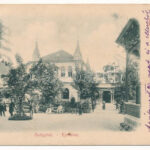 1899 (Vorläufer) Pöstyén, Piestany; Gyógyház / Kursalon / spa (ázott / wet damage)