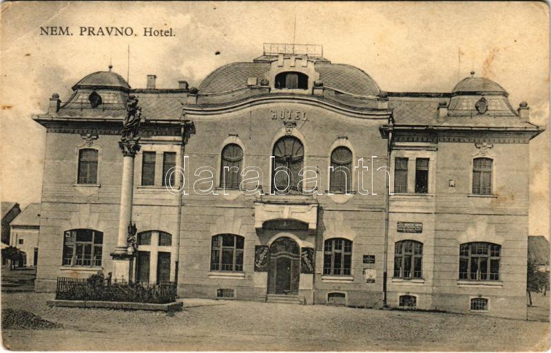 Németpróna, Deutsch-Proben, Nemecké Právno, Nitrianske Pravno; szálloda / hotel / Gasthaus / Hostinec (EB)