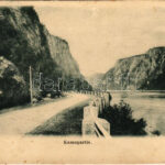 1910 Orsova, Kazán-szoros. R. Krizsány kiadása / Kasanpartie / Cazane / gorge (Rb)