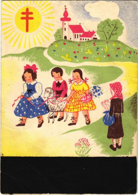 1948 Tuberkulózis elleni küzdelem - nemzetvédelem! Levelezzünk a Tuberkulózis Elleni Országos Szövetség propaganda osztálya által forgalomba hozott 'TEOSZ' levelezőlapokon, mert ezzel a tuberkulózis elleni küzdelmet támogatjuk! /