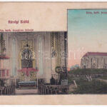 Erdőd, Károlyierdőd, Ardud (Szatmár); Római katolikus templom, belső. Fecser János kiadása / Catholic church, interior (fl)