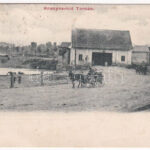 1901 Torda, Turda; Aranyos híd, lovaskocsi / bridge, horse-drawn carriage (fl)