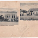 1913 Alsóvist, Vistea; Banca Olteana Vistea inferioara, Casa comunala / Olteana bank, községháza / town hall, bank (fa)