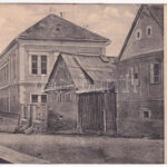 1919 Resinár, Rasinari (Nagyszeben, Sibiu); Scoala comunala / iskola / school (EM)