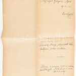 1872 Greguss Ágost (1825-1882) bölcsész, esztéta, tanár autográf sorai bölcsészkari dokumentumon - Image 2