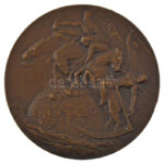 Német Birodalom 1915. 'A világháború emlékére 1914/15' bronz emlékérem. Szign.: B.H. Mayer (60mm) T:AU / German Empire 1915. 'Commemorating the World War 1914/15' bronze commemorative medallion. Sign.: B.H. Mayer (60mm) C:AU