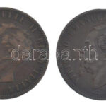 Olaszország 1866OM 10c bronz 'II. Viktor Emánuel' + 1867H 10c Br 'II. Viktor Emánuel' Birmingham verdejel T:VF Italy 1866OM 10 Centesimi bronz 'Vittorio Emanuele II' + 1867H 10 Centesimi bronz 'Vittorio Emanuele II' Birmingham mint mark - Image 2