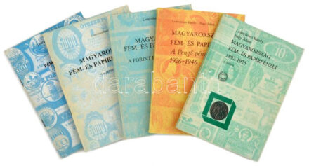 Leányfalusi Károly-Nagy Ádám: Magyarország fém- és papírpénzei 1892-1925. Magyar éremgyűjtők Csongrád megyei szervezete 1997. III. kiadás + Leányfalusi Károly-Nagy Ádám: Magyarország fém- és papírpénzei - A pengő