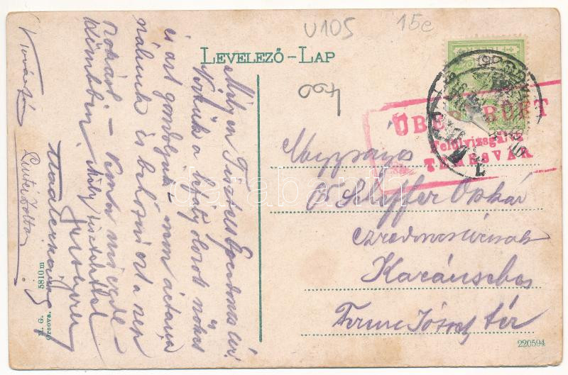 1916 Ada Kaleh, K.u.k. Militär Stations Commando / Cs. és kir. katonai állomás parancsnokság / Austro-Hungarian military station command (EK) - Image 2
