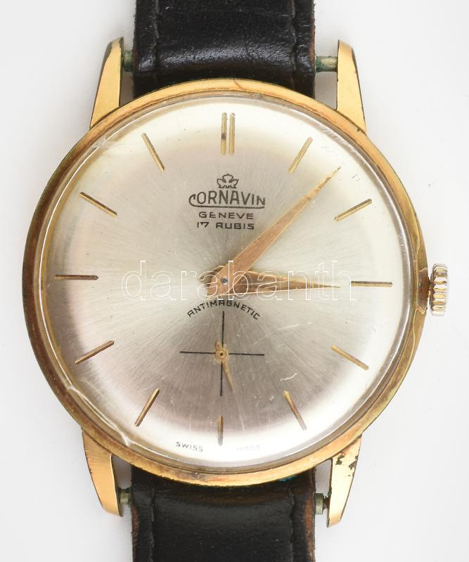 Cornavin 17 köves svájci karóra. Kézi felhúzós. Nem működik. d: 34 mm - Image 2