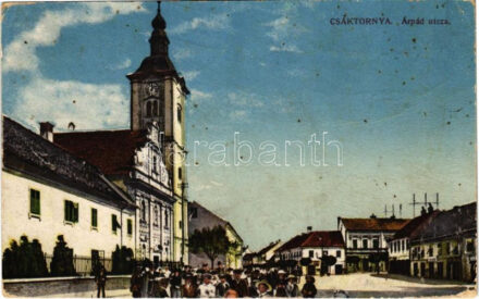 1916 Csáktornya, Cakovec; Árpád utca / street (Rb)