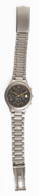 Chronograph Titan karóra, nem kipróbált, kopásokkal, d: 35 mm - Image 2