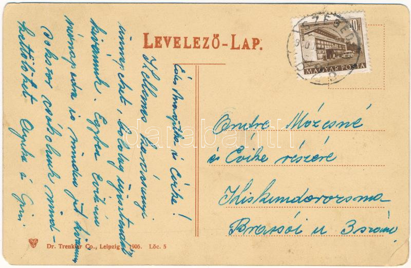 Lőcse, Levoca; Városháza és templom / Stadthaus mit Kirche / town hall, church (EK) - Image 2