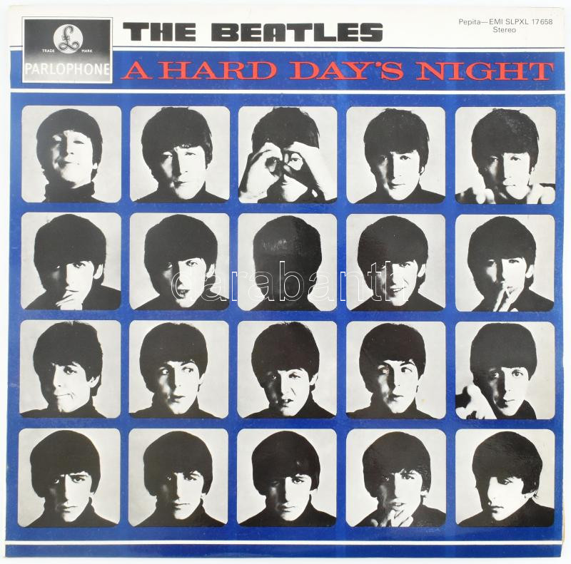 The Beatles - A Hard Day's Night, Vinyl, LP, Album, Reissue, 1981 Magyarország (NM)