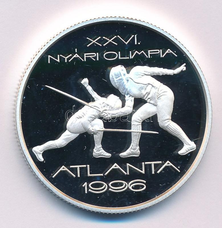 1995. 1000Ft Ag 'XXVI. Nyári Olimpia - Atlanta - Vívás' T:PP Adamo EM143