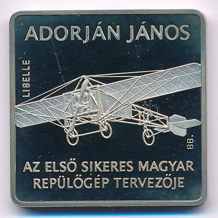 2007. 1000Ft Cu-Ni 'Adorján János - Libelle' kapszulában, ismertetővel T:PP patina Adamo EM208