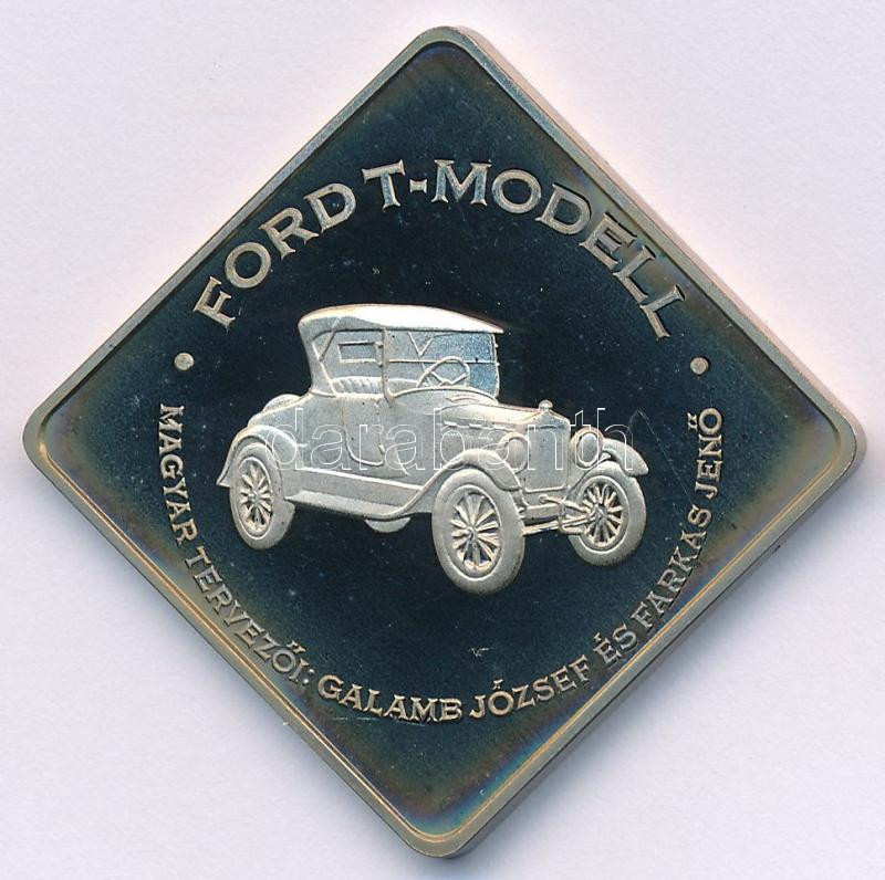 2006. 1000Ft Cu-Ni 'Ford T-Modell' kapszulában, ismertetővel T:PP patina Adamo EM200