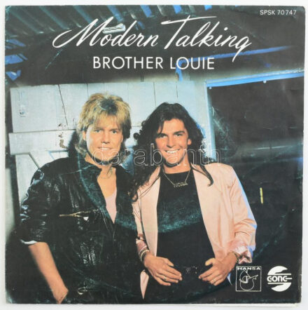 Modern Talking - Brother Louie. Vinyl, 7', Single, Stereo, Gong, Magyarország, 1986. VG